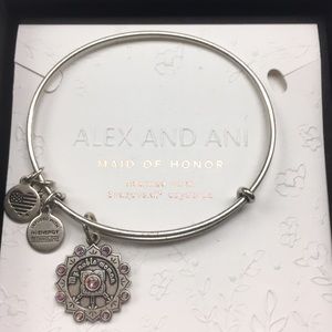 Alex and Ani- Maid of honor bracelet. Swarovski.